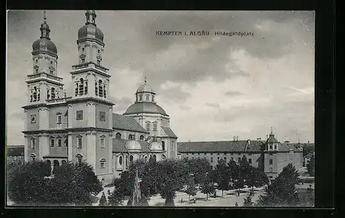 AK Kempten i. Algäu, Kirche am Hildegardplatz