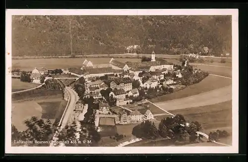 AK Beuron /Donautal, Teilansicht mit Strassenpartie