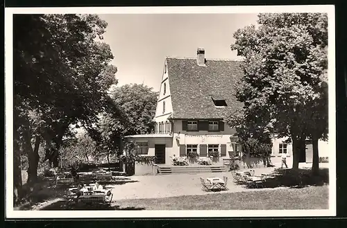 AK Bonndorf über Überlingen, Höhengasthof und Pension Haldenhof