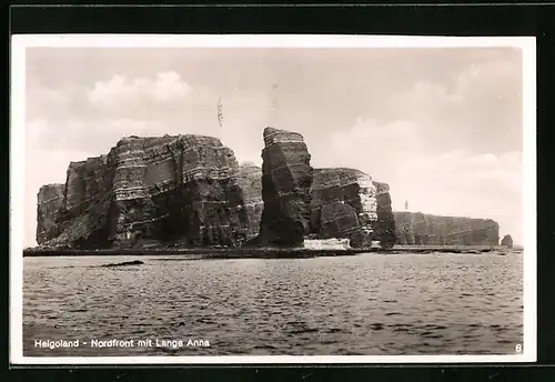 AK Helgoland, Nordfront und Lange Anna