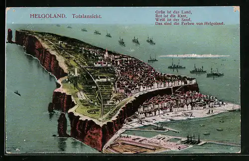 AK Helgoland, Totalansicht