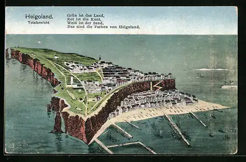 AK Helgoland, Totalansicht