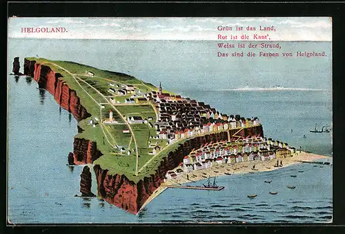 AK Helgoland, Totalansicht