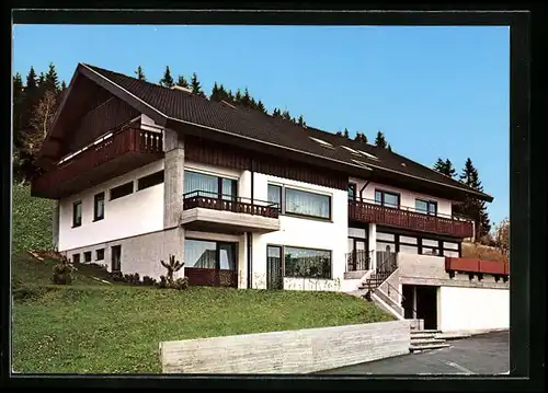 AK Schonach /Schwarzwald, Pension Schanzenblick