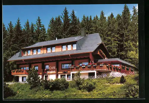 AK Schonach /Schwarzwald, Cafe Berghüsli