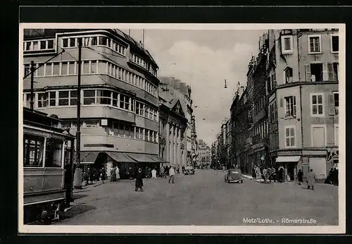 AK Metz, Strassenpartie der Römerstarsse