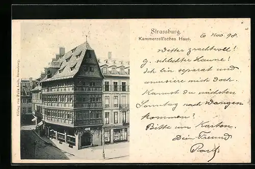 AK Strassburg, Kammerzell`sches Haus