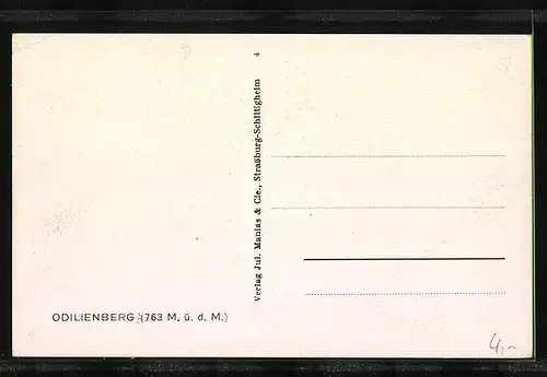 AK Odilienberg, Panoramaansicht im Sonnenschein