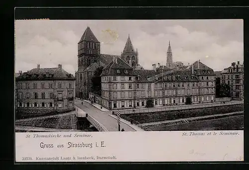AK Strassburg, St. Thomaskirche und Seminar