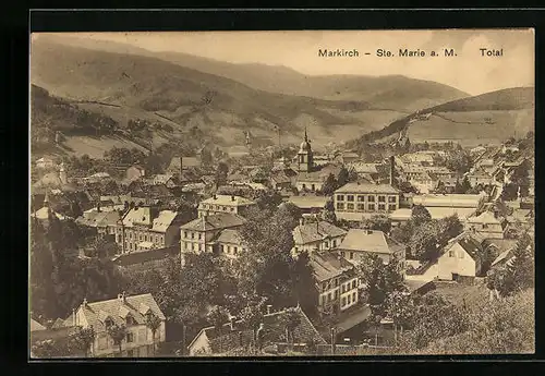 AK Markirch, Totalansicht der Ortschaft