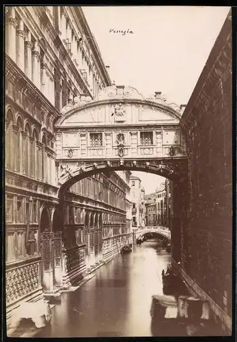 14 Fotografien unbekannter Fotograf, Ansicht Venedig - Venezia, Markusplatz, Dogenpalast, Seufzerbrücke, Arsenal u.a.