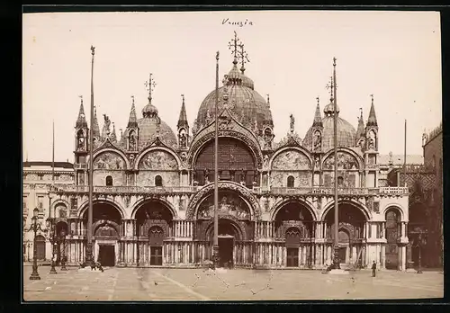 14 Fotografien unbekannter Fotograf, Ansicht Venedig - Venezia, Markusplatz, Dogenpalast, Seufzerbrücke, Arsenal u.a.