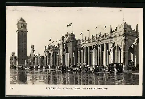 AK Barcelona, Exposicion Internacional 1929