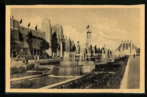 AK Bruxelles, Exposition Universelle 1935, Vue d`ensemble