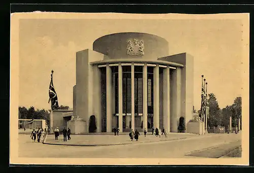 AK Bruxelles, Exposition Universelle 1935, Pavillon de la Grande-Bretagne