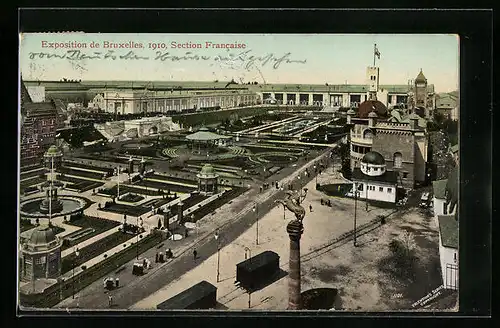 AK Bruxelles, Exposition 1910, Section Francaise