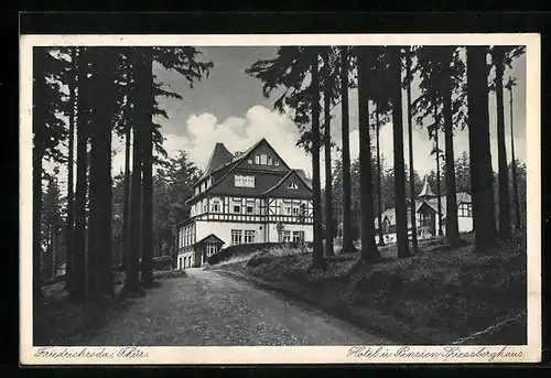 AK Friedrichroda i. Thür., Hotel und Pension Spiessberghaus