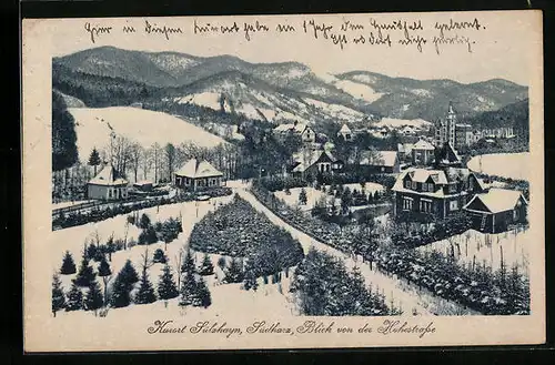 AK Sülzhayn i. Südharz, Blick von der Hohestrasse