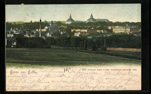 AK Gotha, Ortsansicht