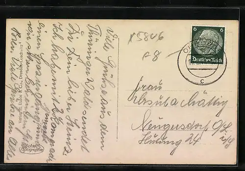 AK Luisenthal i. Th., Motiv b. Stutzhaus