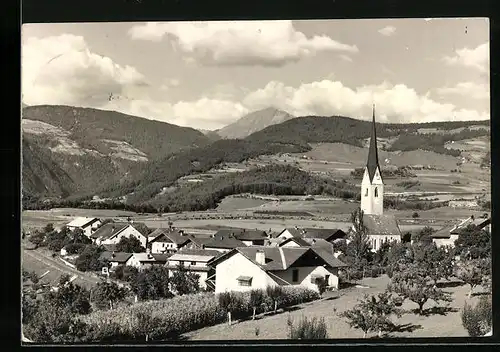 AK Schabs /Pustertal, Ortsansicht aus der Vogelschau mit Umgebung