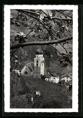 AK Riffian, Ortsansicht mit Kirche