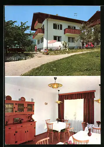 AK Verdins, Haus Auer mit Speisesaal