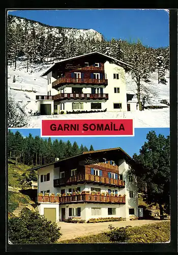 AK La Villa, Garni Somaìla im Schnee
