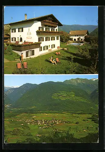 AK Natz b. Schabs, Wiederhof und Auerhof mit Ausblick