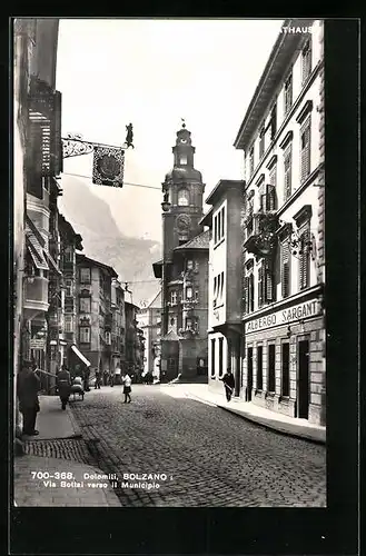 AK Bolzano, Via Bottai verso il Municipio