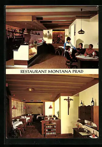 AK Prad am Stilfserjoch, Restaurant Montana, Innenansicht