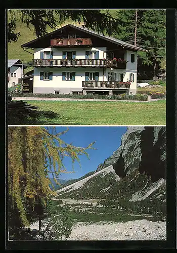 AK Sexten, Hotel Haus Ortner, Schmiedenstrasse 35