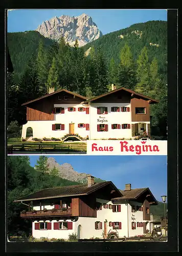 AK Sexten, Hotel Haus Regina, Schmiedenstrasse 9