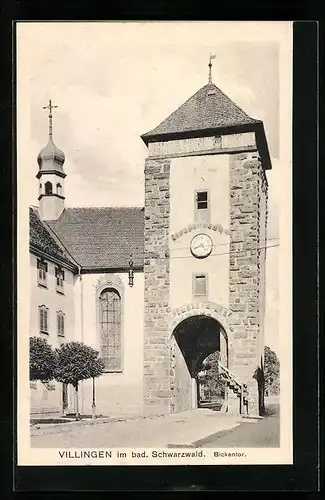 AK Villingen /Schwarzw., Partie am Bickentor