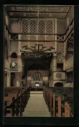 AK Hahnenklee /Harz, Kirche, Innenansicht