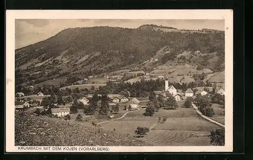 AK Krumbach im Breg. Wald, Ortsansicht mit dem Kojen