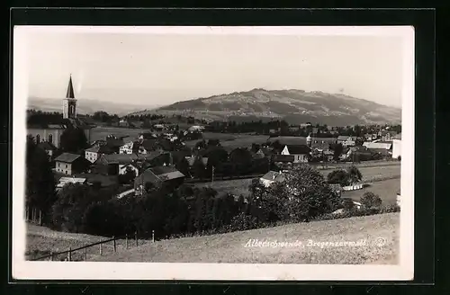 AK Alberschwende im Breg. Wald, Totalansicht von einer Anhöhe aus