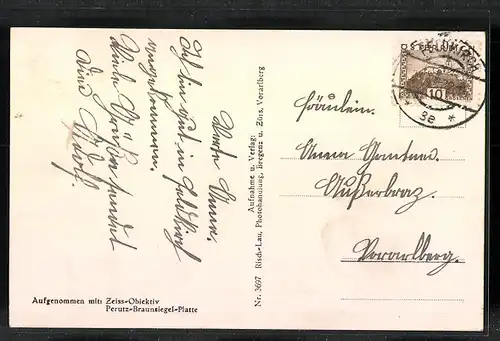 AK Feldkirch, Gesamtansicht mit Ardetzenberg