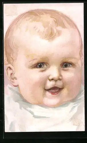 AK Baby mit lachendem Gesicht