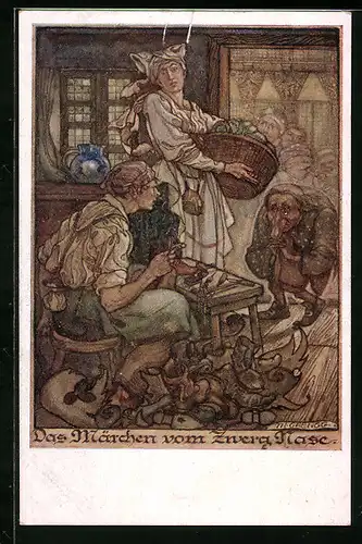 AK Deutscher Schulverein Nr. 1259: Das Märchen vom Zerg Nase