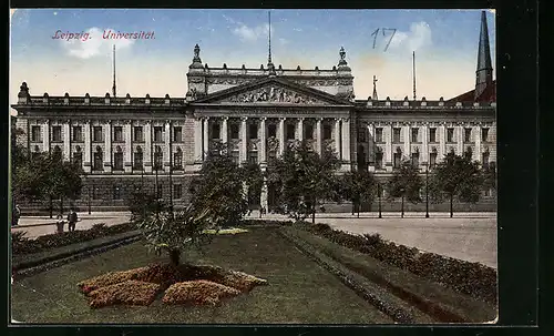 AK Leipzig, Universität mit Strasse