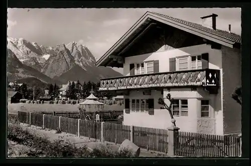 AK Partenkirchen, Pension Haus Lichtenstern in der Herbststrasse 15