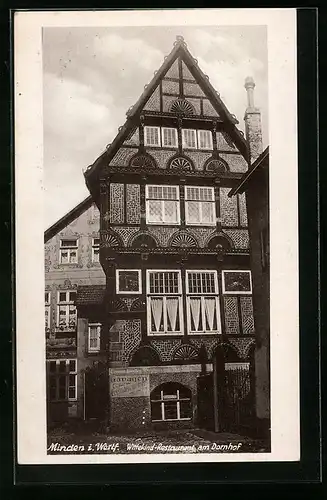 AK Minden i. Westf., Wittekind-Restaurant am Domhof