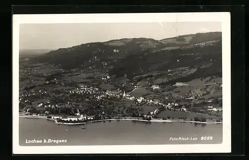 AK Lochau b. Bregenz, Ortsansicht aus der Vogelschau
