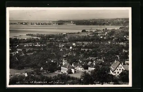 AK Lochau am Bodensee, Ortsansicht gegen Lindau