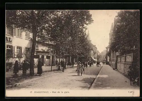 AK Haguenau, Rue de la Gare