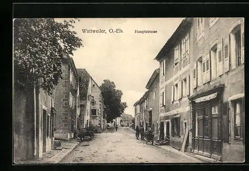 AK Wattweiler i. O.-Els., Hauptstrasse