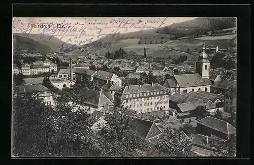 AK Markirch i. E., Totalansicht aus der Vogelschau