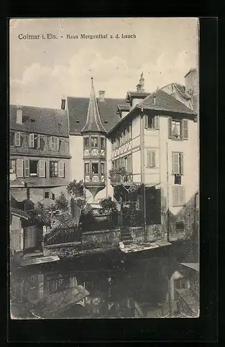 AK Colmar i. Els., Haus Mergenthal an der Lauch