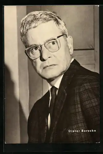 AK Schauspieler Dieter Borsche mit Krawatte und Brille